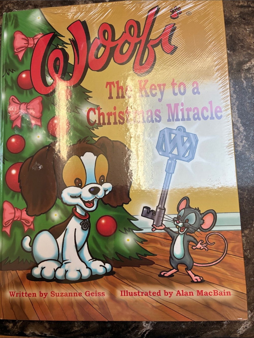 Woofi The Key to a Christmas Miracle - Children's Holiday Book (Green/Red)
